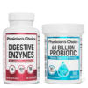 Physician's CHOICE Gut Health Bundle  Probiotics & Enzymes for Digestive Support, 90ct