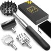 TUKUOS Telescoping Back Scratcher with 4Pcs Detachable Scratching Heads, Fathers
