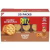 RITZ Peanut Butter Sandwich Crackers, Lunch Snacks, 20 Snack Packs