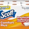 Scott ComfortPlus Toilet Paper, 12 Double Rolls, 231 Sheets per