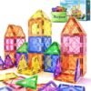 Magnetic Tiles Toddler Toys Magnetic Building Blocks for Kids Ages