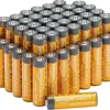 Amazon Basics 48-Pack AA Alkaline High-Performance Batteries, 1.5 Volt, 10-Year