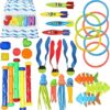 JOYIN 30 Pcs Diving Pool Toys for Kids Ages 3-12