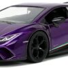 HyperSpec 1:24 Lamborghini Huracan Performante Candy Purple Die-Cast Car – Collectible Toy for Kids & Adults