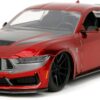 Big Time Muscle 1:24 2024 Ford Mustang GT Dark Horse Die-Cast Car – Candy Red