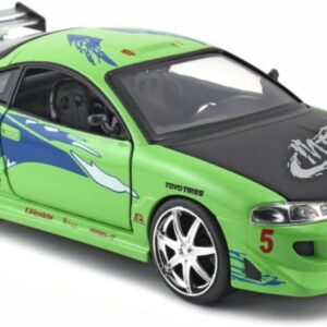 Fast & Furious 1:24 Brian's Mitsubishi Eclipse Die-Cast Car – Collectible Toy for Kids & Adults